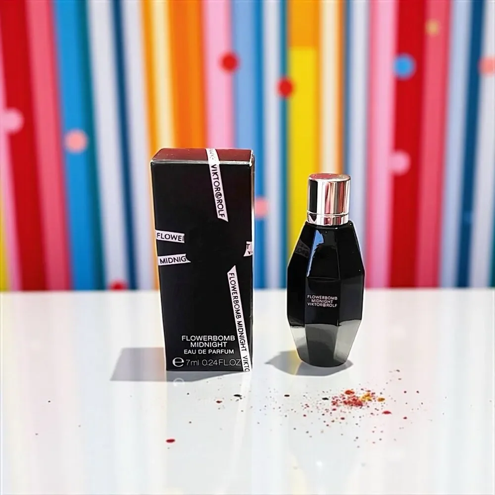 LOT OF 2 VIKTOR & ROLF FLOWERBOMB MIDNIGHT EDP 0.24oz/ 7ml Brand New In Box